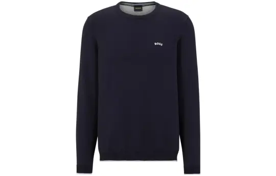 HUGO BOSS Sweater Men's Navy Blue