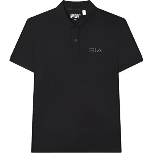 FILA Polo Shirt Unisex Jet Black