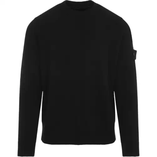 STONE ISLAND Logo Patch Crewneck Jumper