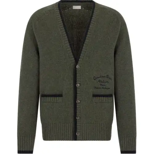 DIOR SS23 Sweater Men's Olive Green