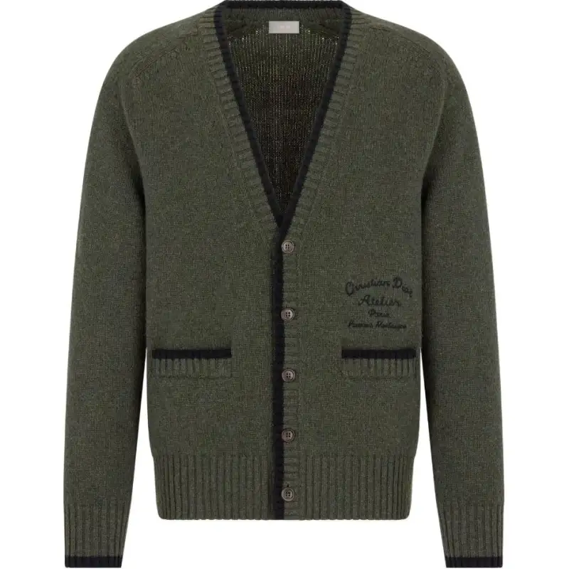 DIOR SS23 Sweater Men's Olive Green