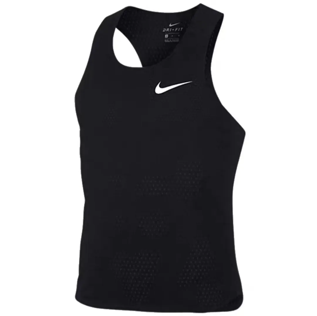 Nike Tank Tops Men's Black Crew Neck Moderate Other