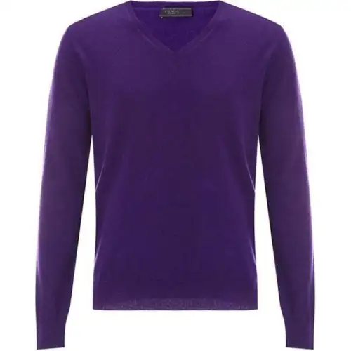 PRADA Cashmere Sweater Men's Purple