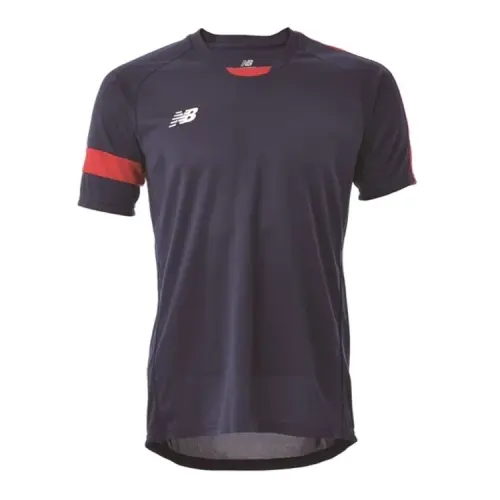 New Balance T Shirt Unisex Marine Blue/Red