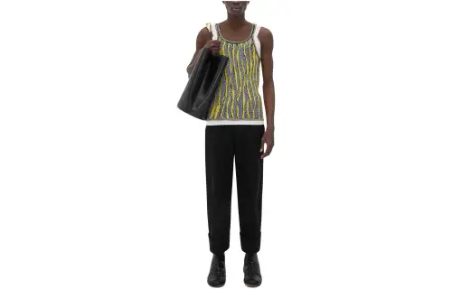 Bottega Veneta Tank Tops Men's Yellow Moderate Straight Fit