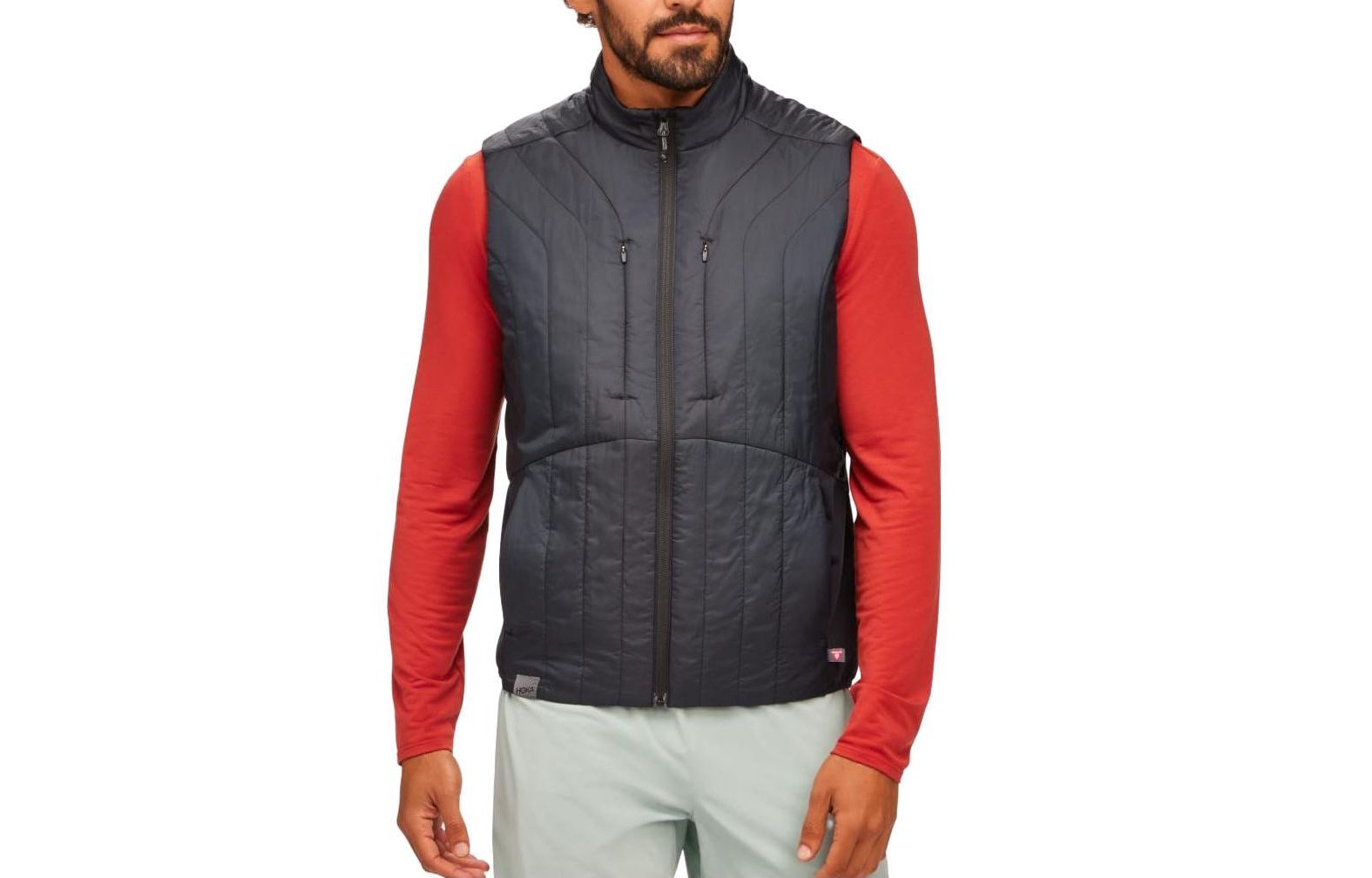Мужская куртка HOKA ColdSnap Vest (черная)