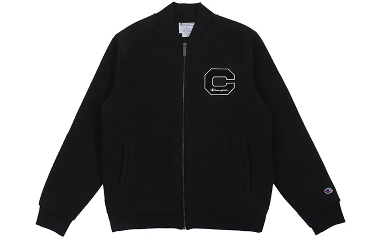 Champion Jacket US Version Unisex Black