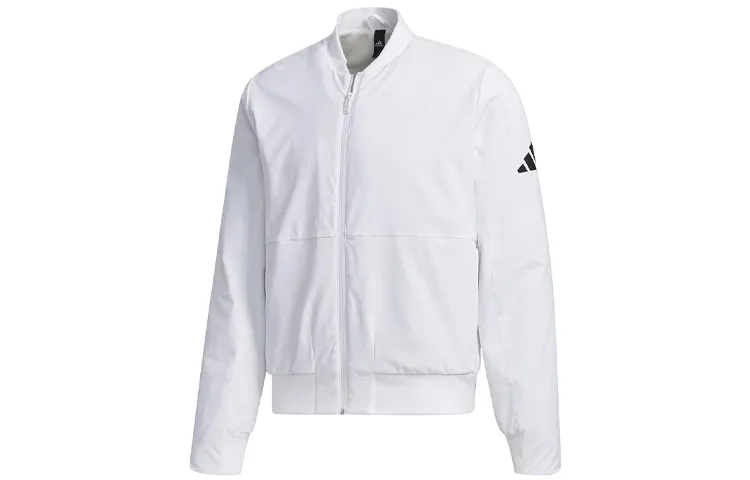 Adidas Jackets Men's White Baseball Collar Moderate Other
