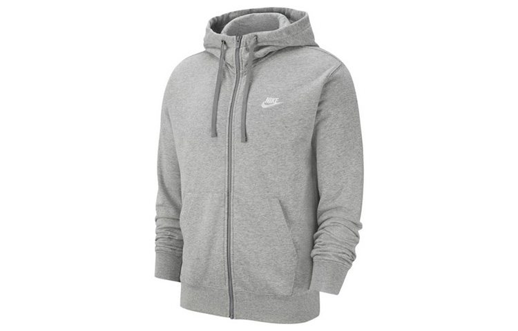 Мужская куртка Nike Sportswear Logo Jacket (серая) — фото 1