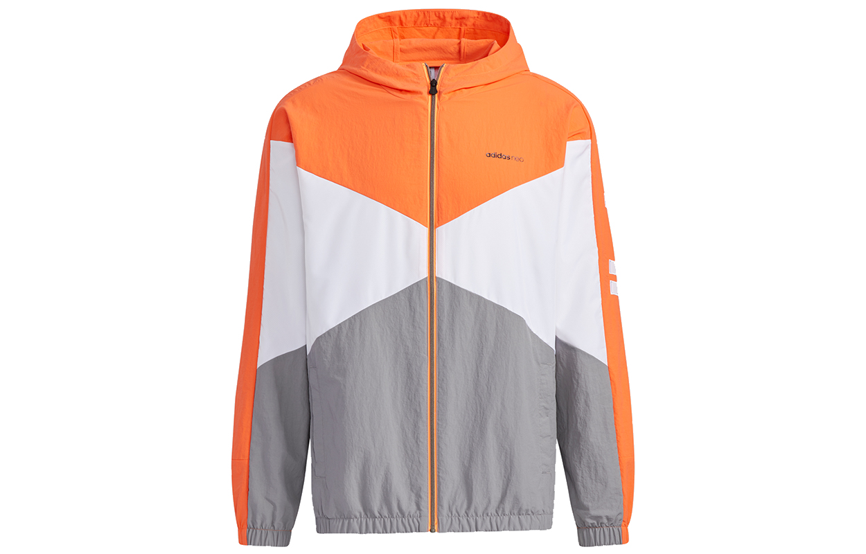Мужская куртка adidas neo M Cs Cb Wb (оранжевая)