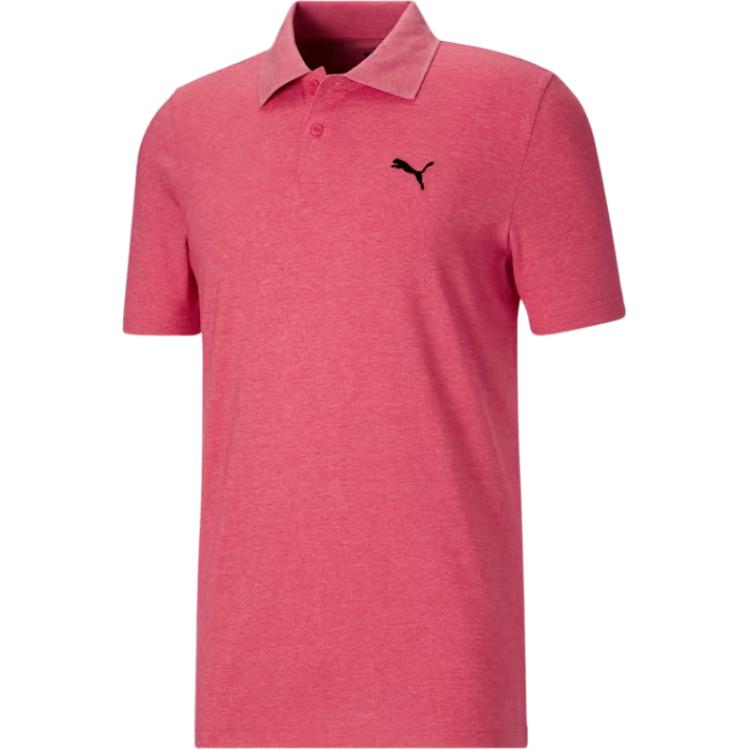 PUMA ESS Heather Polo Shirt Men's Red