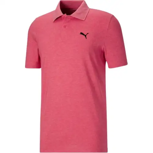 PUMA ESS Heather Polo Shirt Men's Red