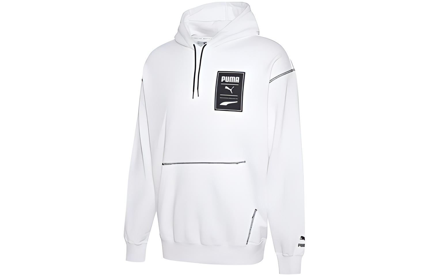 Мужское худи PUMA (белое)