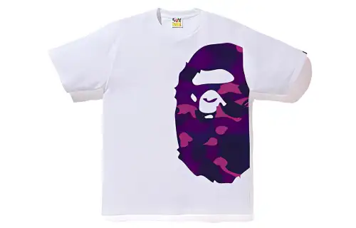 Bape Color Camo Side Big Ape Head Tee