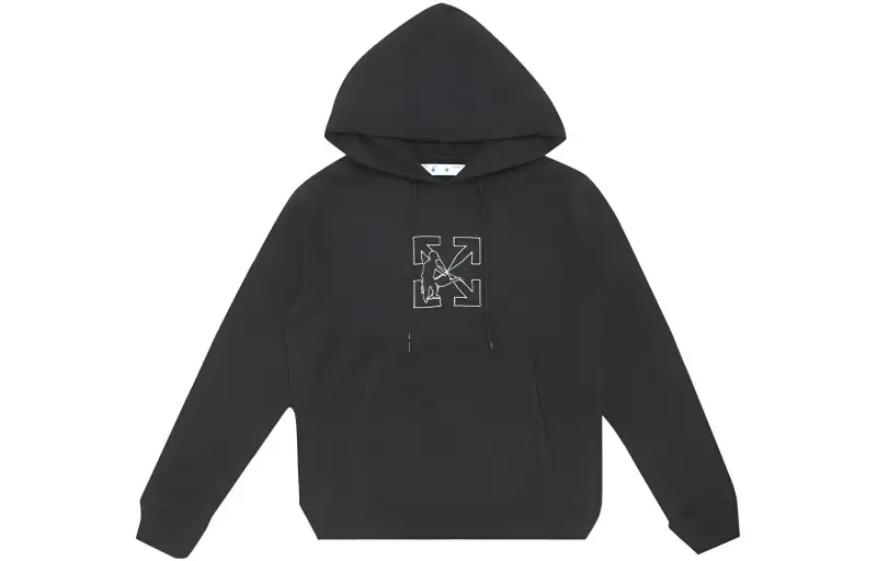 OFF WHITE Slim Fit Workers Hoodie Hoodie
