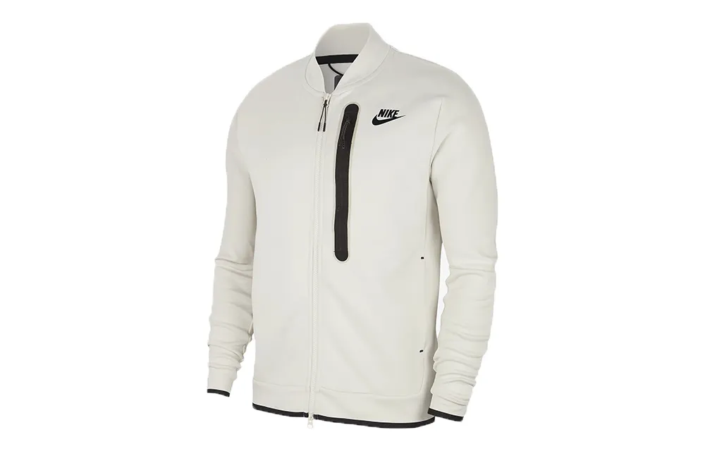 Nike Jackets Men's White Baseball Collar Moderate Other