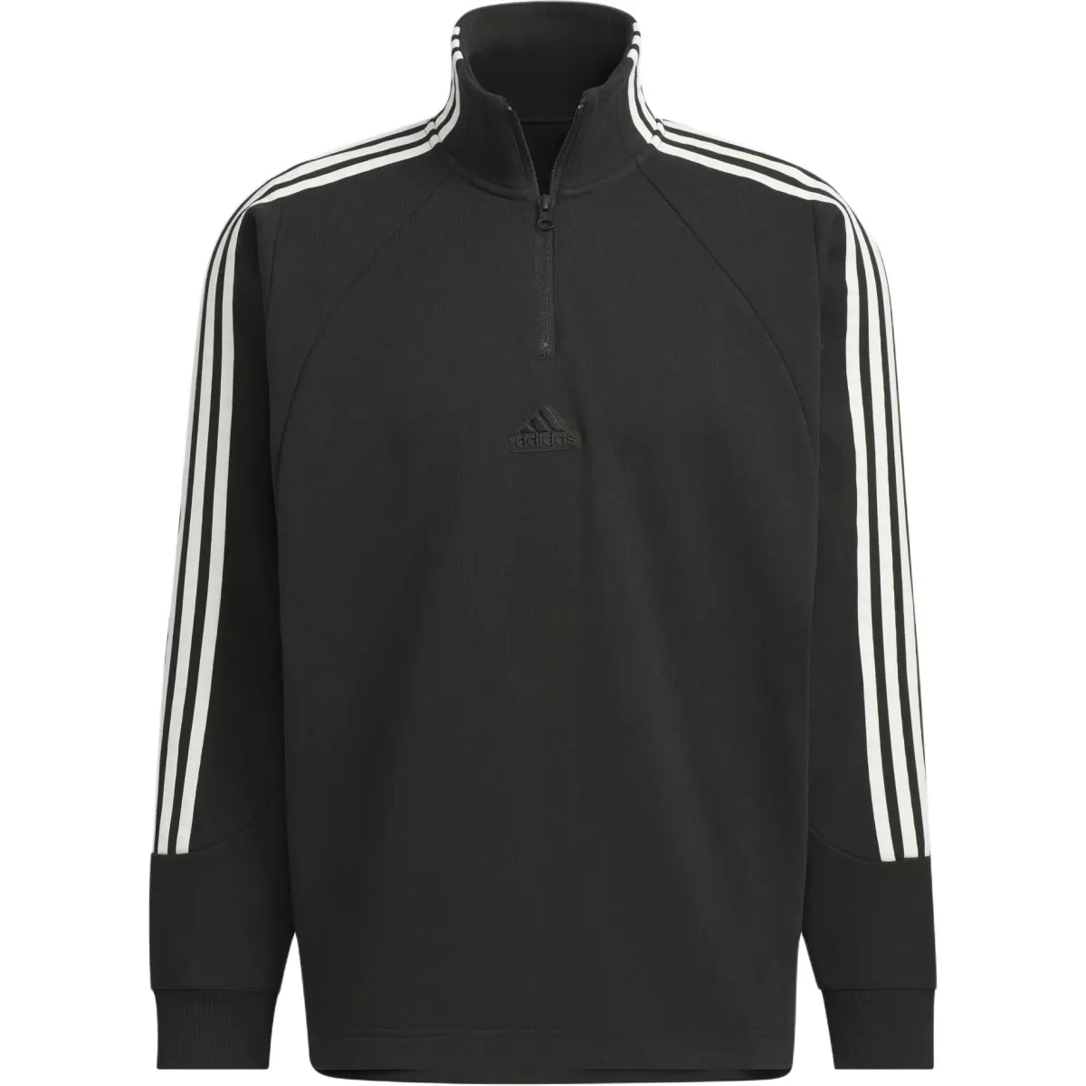 Adidas 3 Stripes Sweatshirt Unisex Black