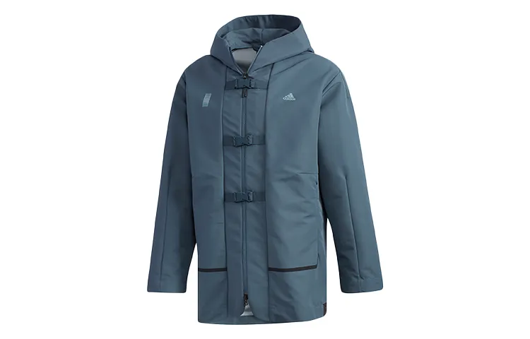 Adidas Jackets Men's Ruins Blue Detachable Hood Moderate Other