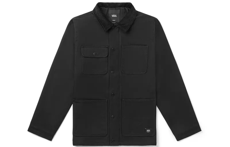 Vans Jackets Men's Black Detachable Hood Moderate Workwear