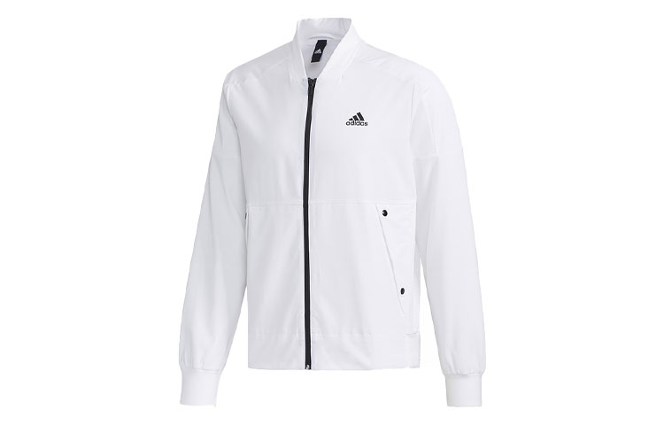 Мужская куртка adidas O2 JKT 3S Bomb (белая) — фото 1