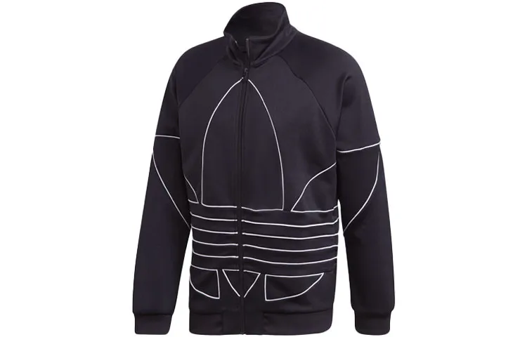 Adidas Originals MB TF Jackets Men's Black Stand Collar Moderate Other