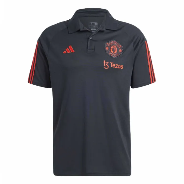 Adidas Manchester United TIRO 23 Polo Shirt Men's Black