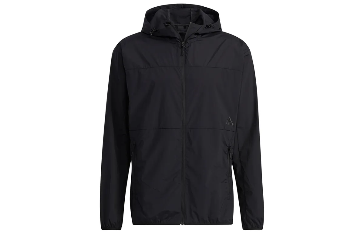 Adidas Jackets Men's Black Hooded Moderate Other