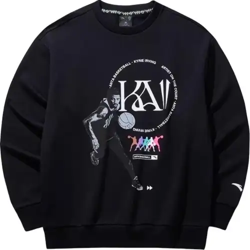 Anta Life Collection Sweatshirt Unisex Basic Black