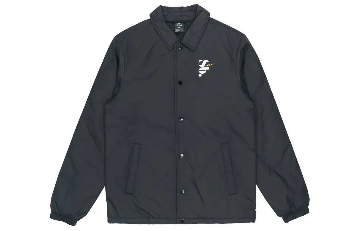 Nike Jackets Men's Black Lapel Moderate Other