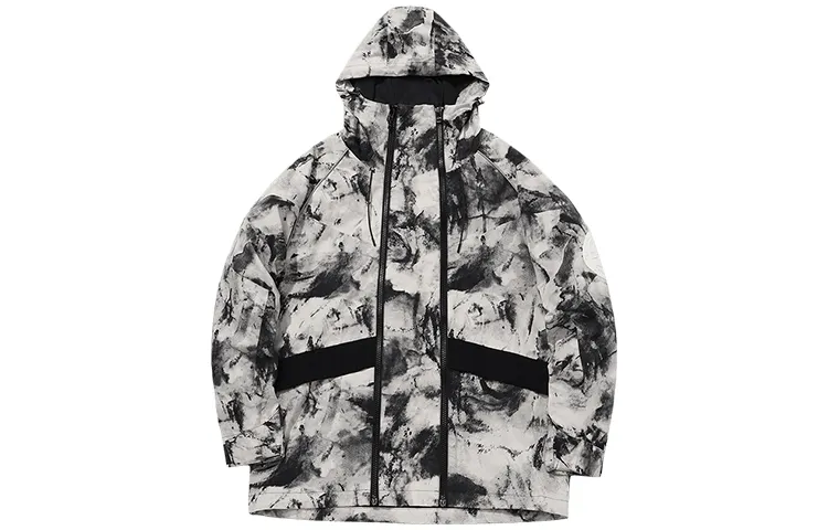 Li Ning Jacket Men's Black Gray Smoke