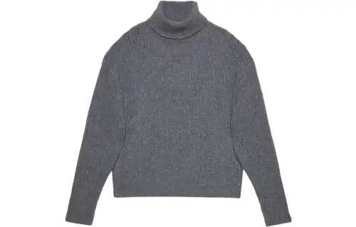 GUCCI Sweaters Men's Gray Turtleneck Moderate Other