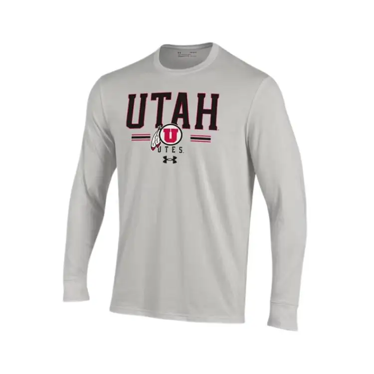 Under Armour Performance CottonCollegiate T Shirt Men's Gray