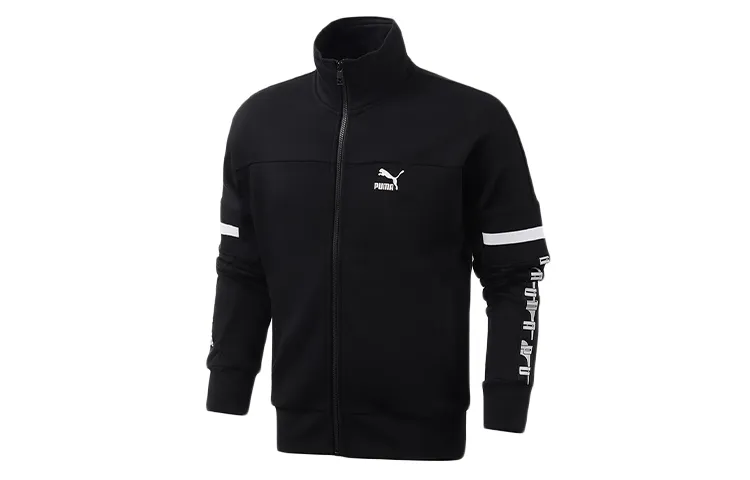 PUMA XTG Jackets Men's Black Stand Collar Moderate Other