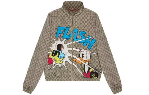 GUCCI X Disney Donald Duck Monogram Techno Jacket