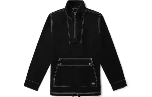 Vans Jackets Men's Black Stand Collar Moderate Workwear