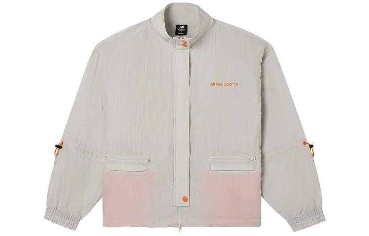 New Balance Stand Collar Casual Jacket Women's Gray