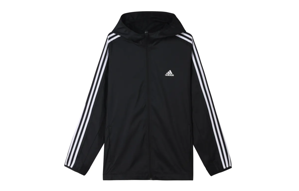 Adidas Jackets Men's Black Hooded (Non-detachable) Moderate