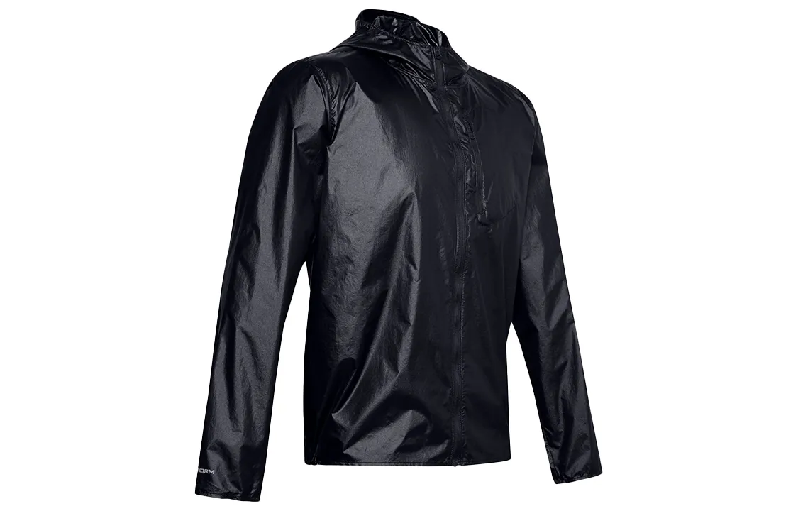 Under Armour UA Sun Protection Jackets Men's Black Hooded Moderate Other