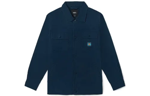 Vans Jackets Unisex Dark Blue Lapel Moderate Other