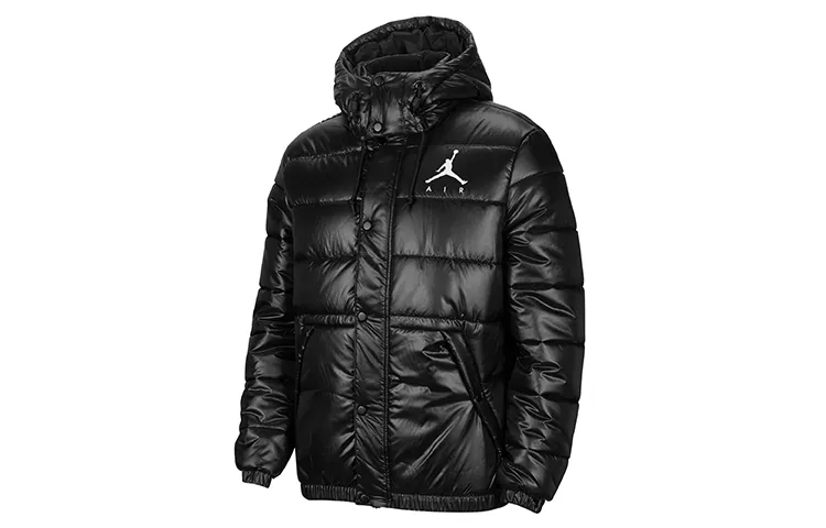 Jordan Sport Jackets Men's Black Detachable Hood Moderate Other