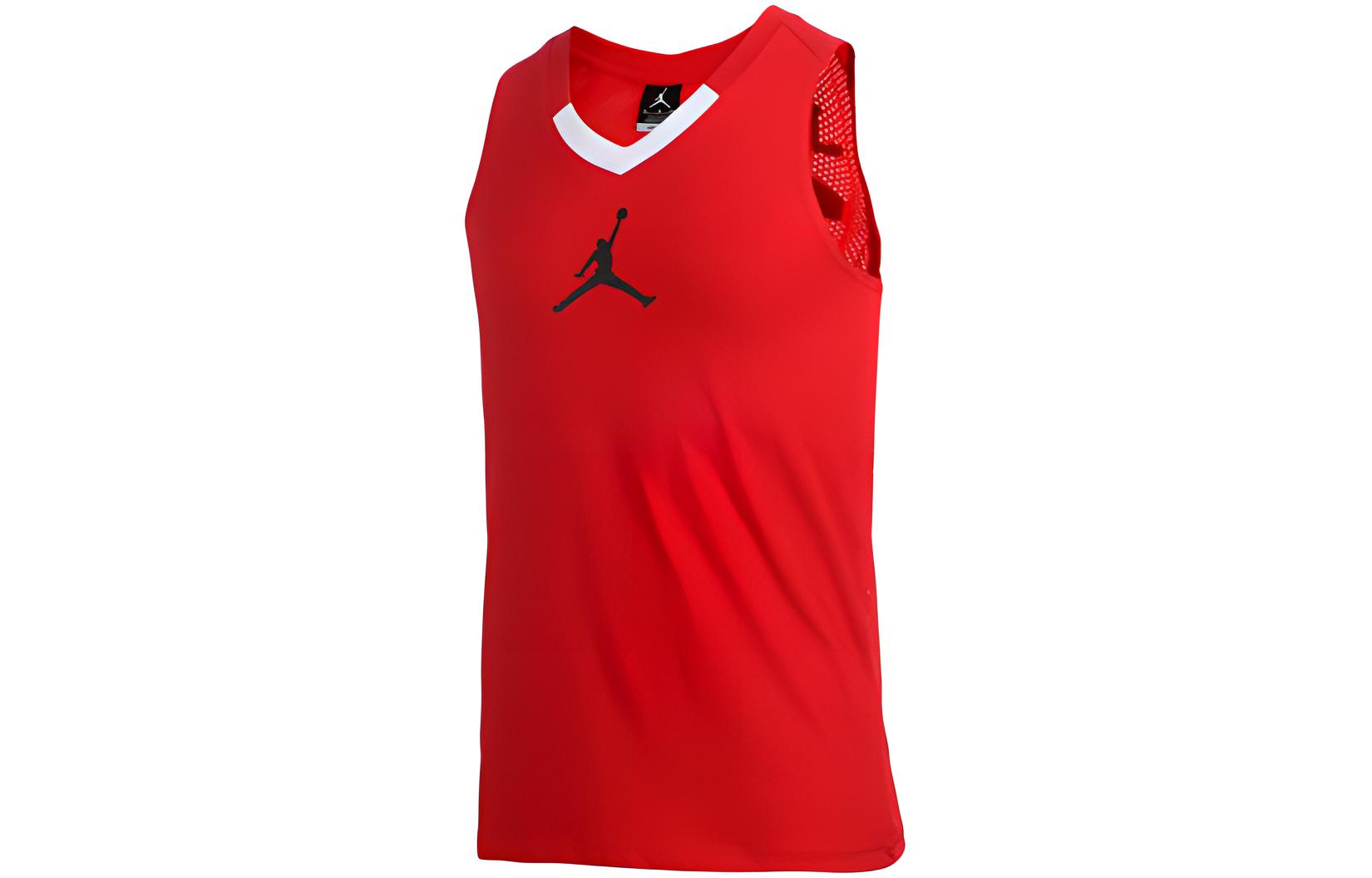 Jordan Rise 4 Basketball Jerseys Men’s Red Moderate Racerback