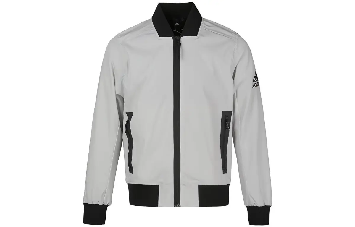 Adidas Bomber Wv Urban Jacket Men's Gray