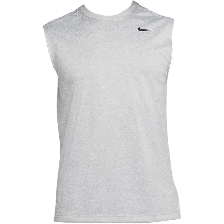 Nike Tank Tops Men's Gray Crew Neck Moderate Other
