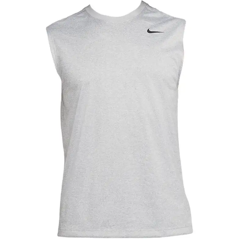 Nike Tank Tops Men's Gray Crew Neck Moderate Other