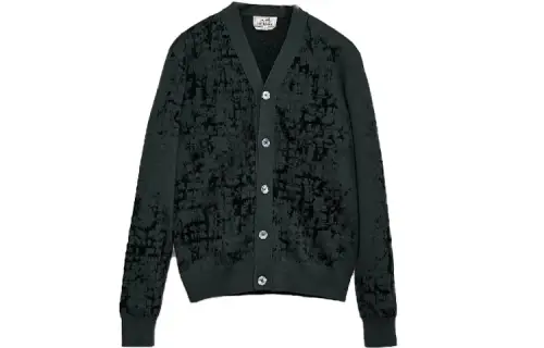 HERMES FW22 Knitwear Men's Olive Green
