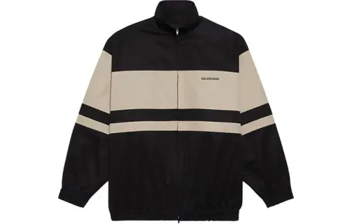Balenciaga Pre Owned 2010s Striped Zipped Jacket