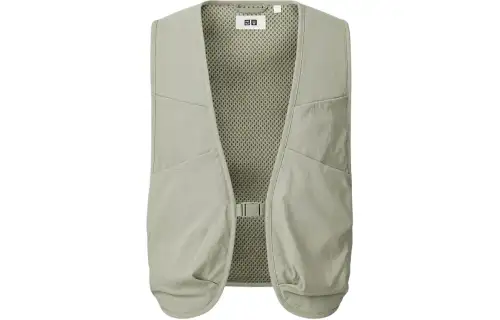 UNIQLO SS24 Tank Top Men's Gray Green