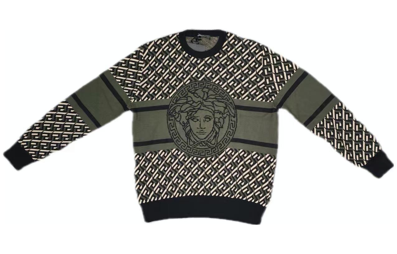 Мужской свитер Versace (зеленый)