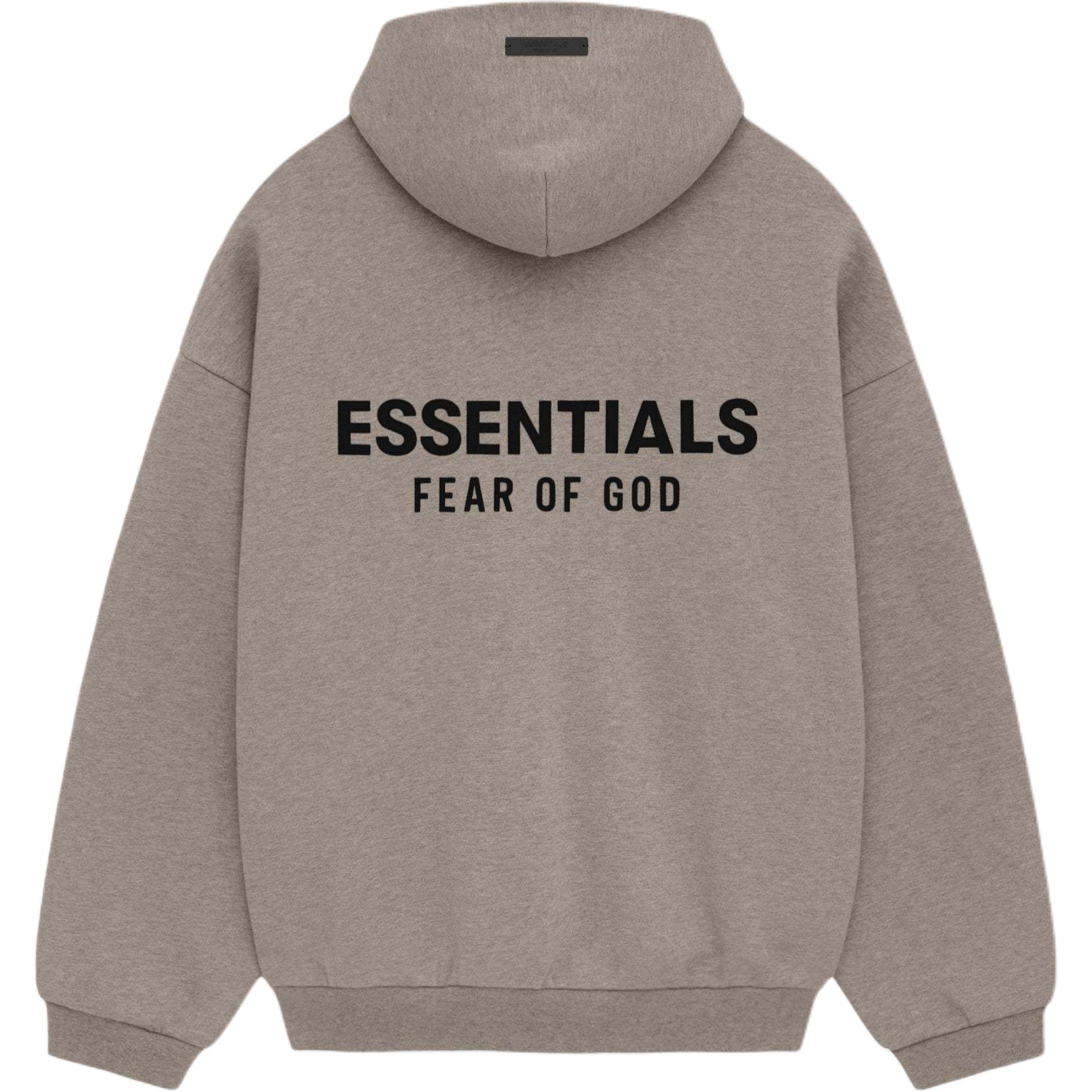 Мужское худи Fear of God Essentials FW24 Holiday Core (темно-серое)