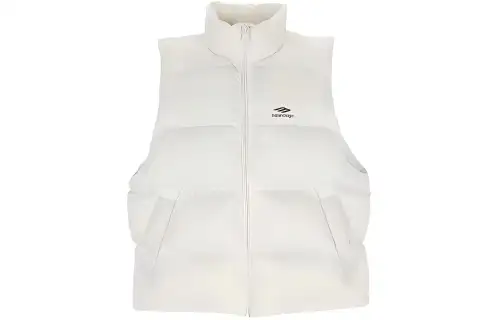 Balenciaga SS24 Vest, Regular Fit Unisex White